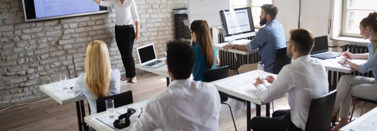 employer implementing learning and development techniques to their team